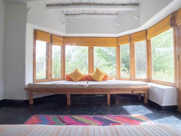 Bay and bow windows give your home’s interior an airy, spacious aesthetic.